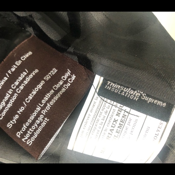 as new Danier womens black genuine leather spring  weight A-Line car coat S M - Picture 5 of 7